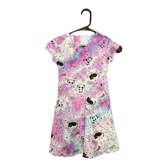 Girls Doodle Dress Size Small (6-6x)