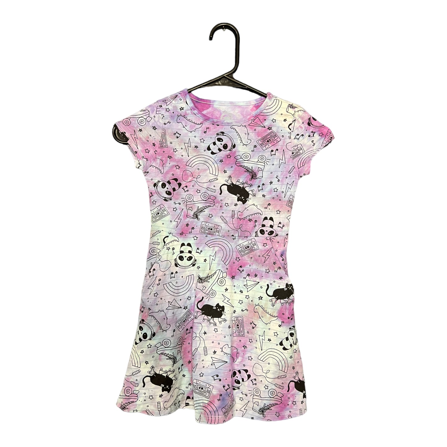 Girls Doodle Dress Size XS (4-5)