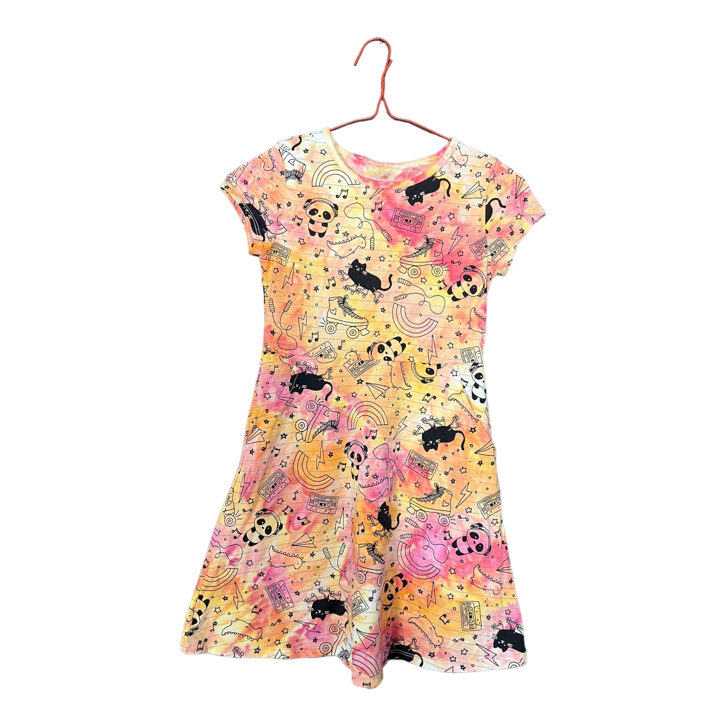 Girls Doodle Dress Size Small 6-6X