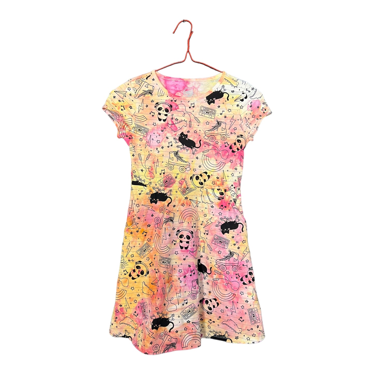 Girls Doodle Dress Size Small 6-6X