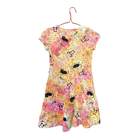 Girls Doodle Dress Size Small 6-6X