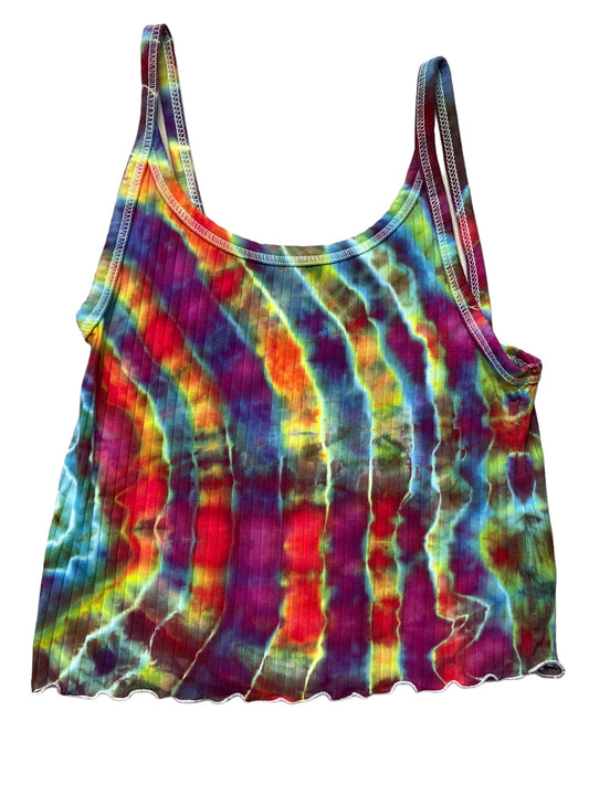 Distinctive Dye Crop Tank Top Women’s Large