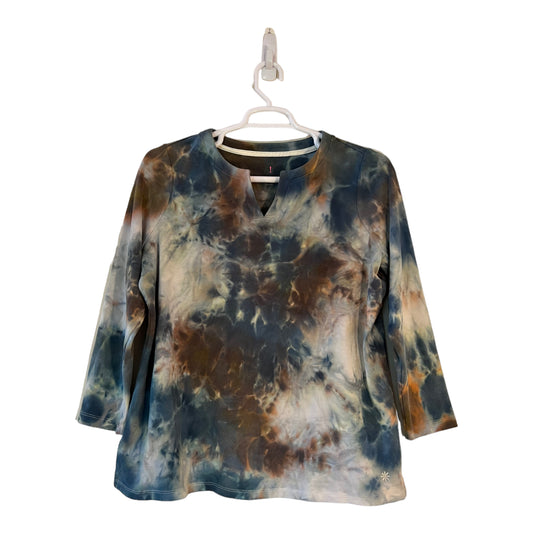 Upcycled Dye Women’s Isaac Mizrahi Long Sleeve Shirt