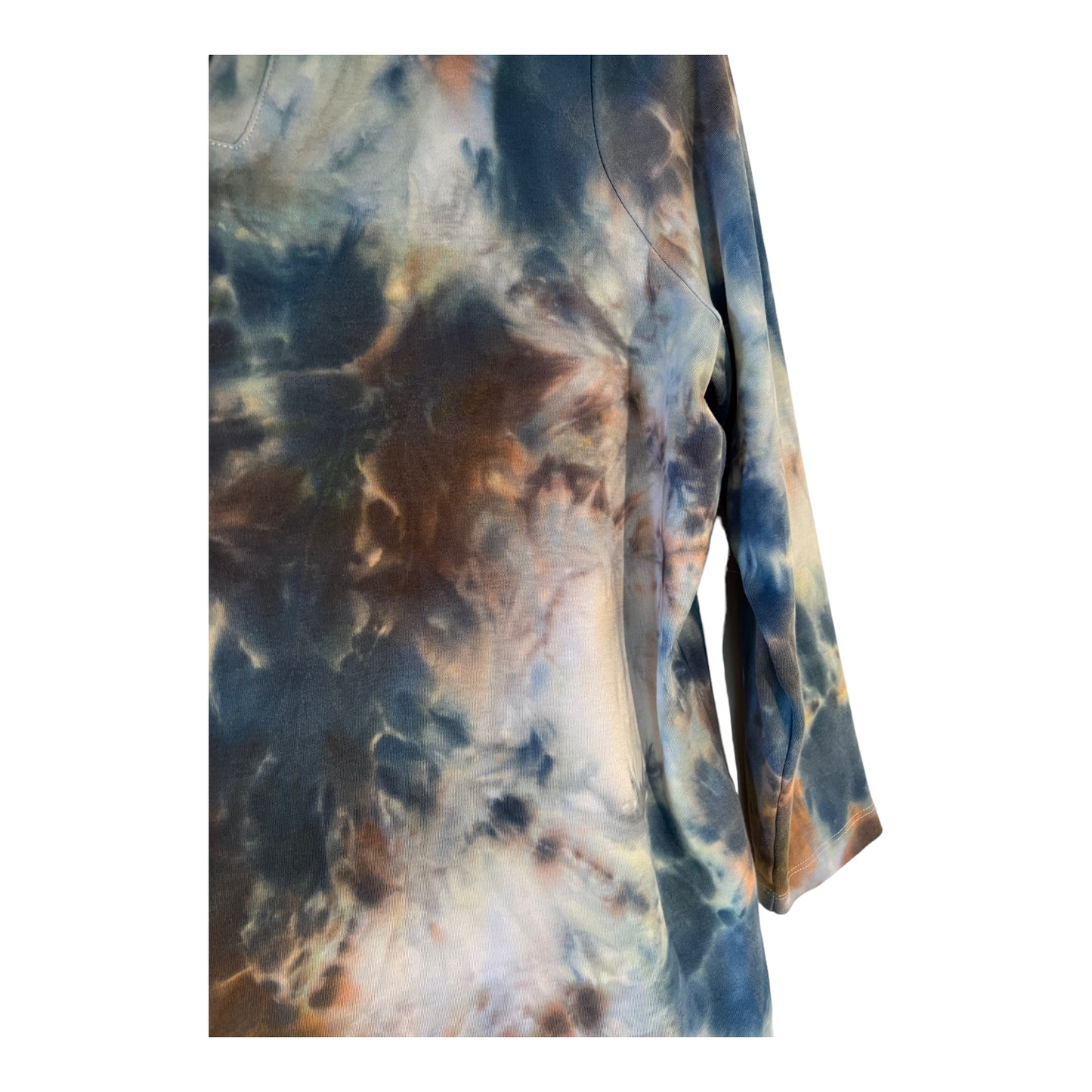 Upcycled Dye Women’s Isaac Mizrahi Long Sleeve Shirt